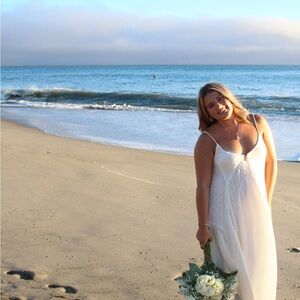 Free People Cream Maxi Dress